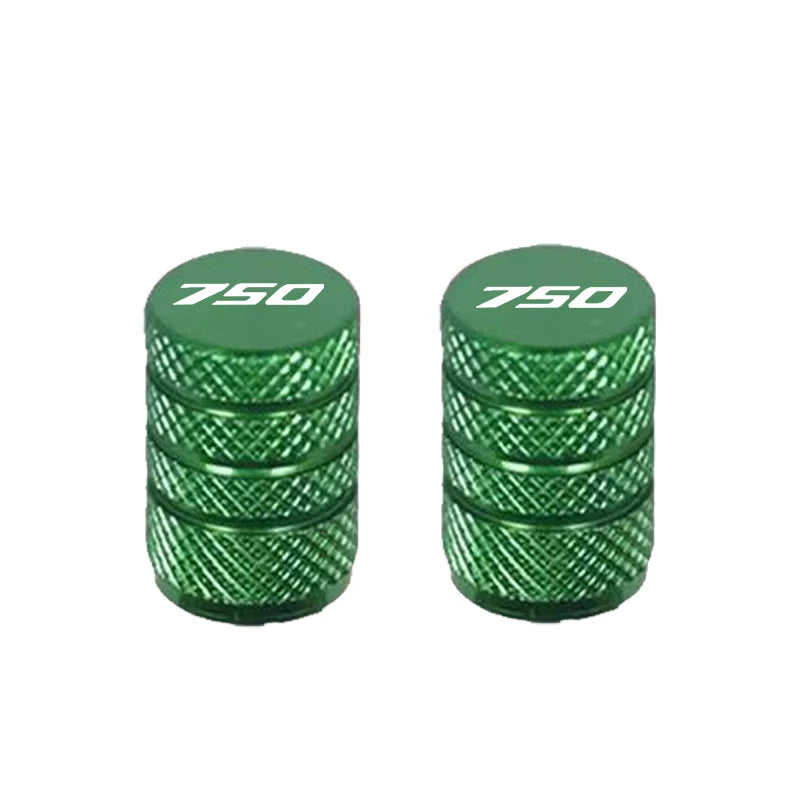 7 colori NUOVO Per Kawasaki Z750 Z 750 2003-2024 Z750S Z750R 2PCS Moto Ruota Parti della gomma Stelo della valvola Tappi di copertura